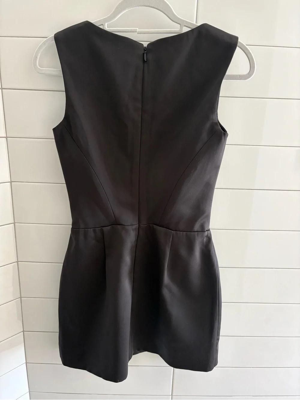 House of CB Black Square-Neck Bodycon Mini Dress size small - Picture 3 of 10